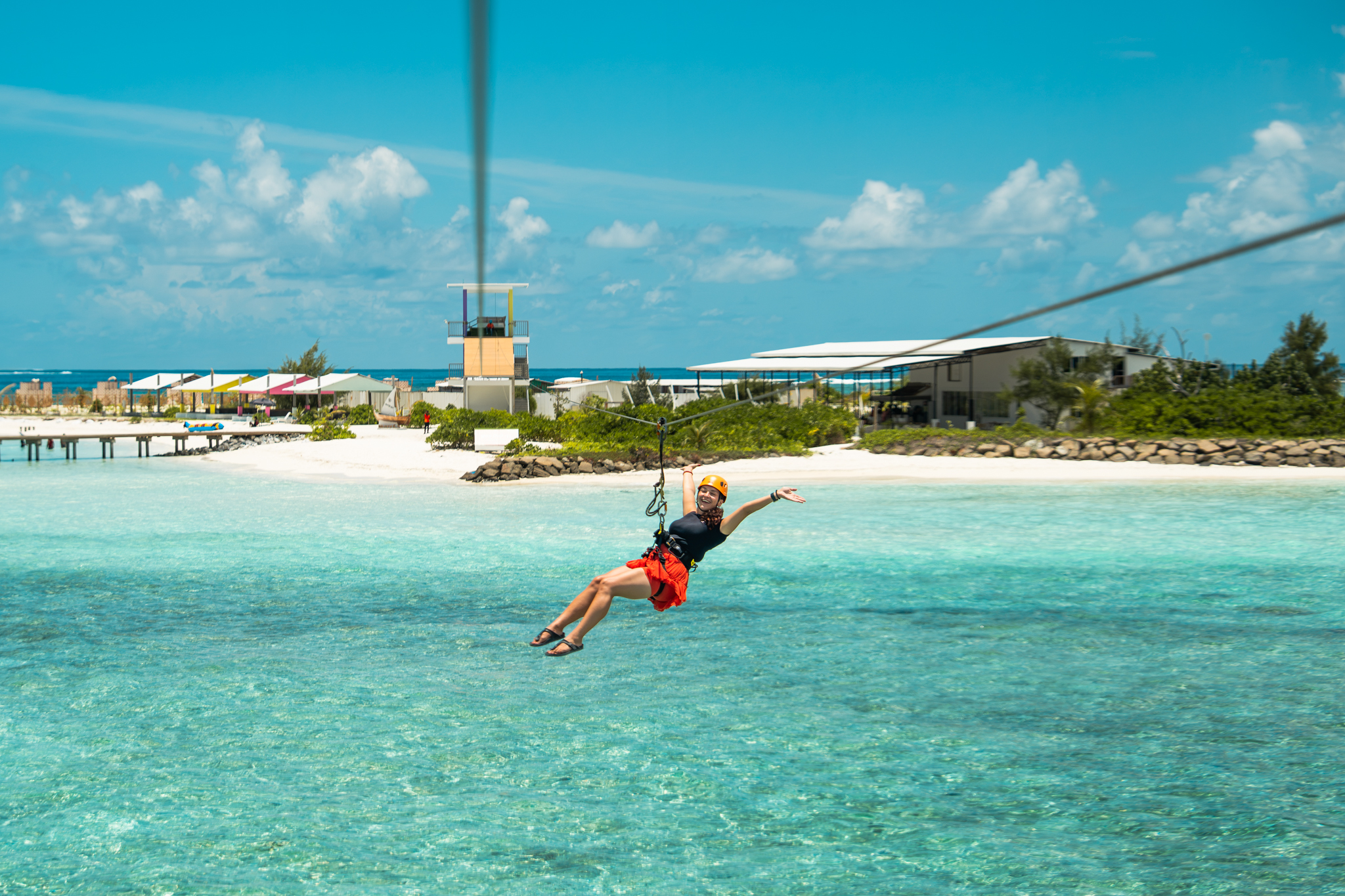 Most Beautifull Zipline in Maldives